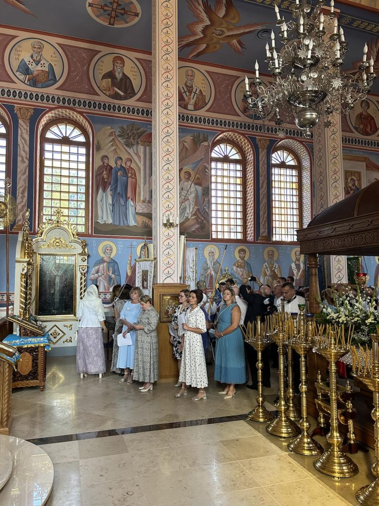 uroczystości parafialne w Boćkach, wnętrze cerkwi