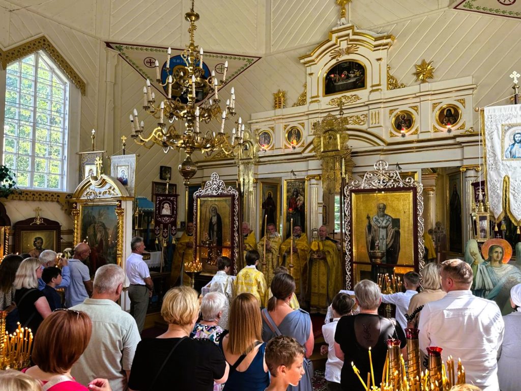  Uroczystości ku czci Św. Proroka Eliasza w zabytkowej cerkwi w Podbielu.